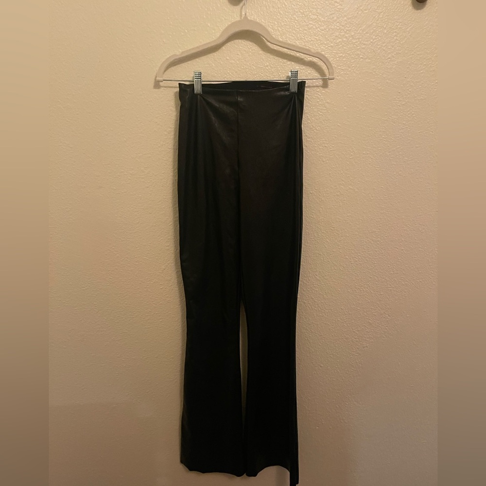 Commando faux leather flared legging